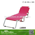 Commercial Color Long Folding Chair Pink Chaise lounge outdoor furniture